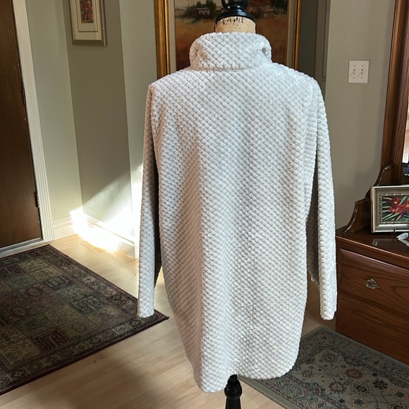 Habitat Large New with Tag Thermal Fleece Jacket, Gray, High/Low - Picture 4 of 7